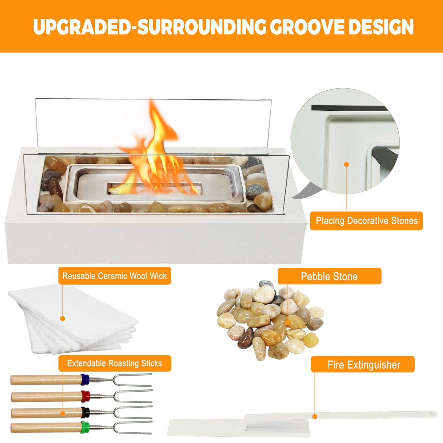 S'Mores Maker Kit with 4pcs of Roasting Sticks