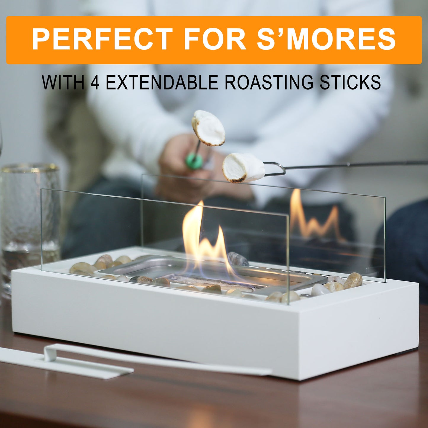 S'Mores Maker Kit with 4pcs of Roasting Sticks