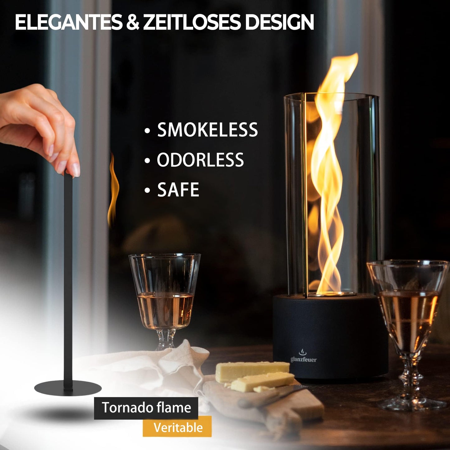 Tornado Bioethanol Table Fireplace
