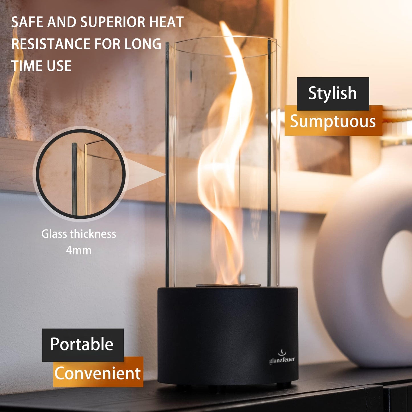 Tornado Bioethanol Table Fireplace