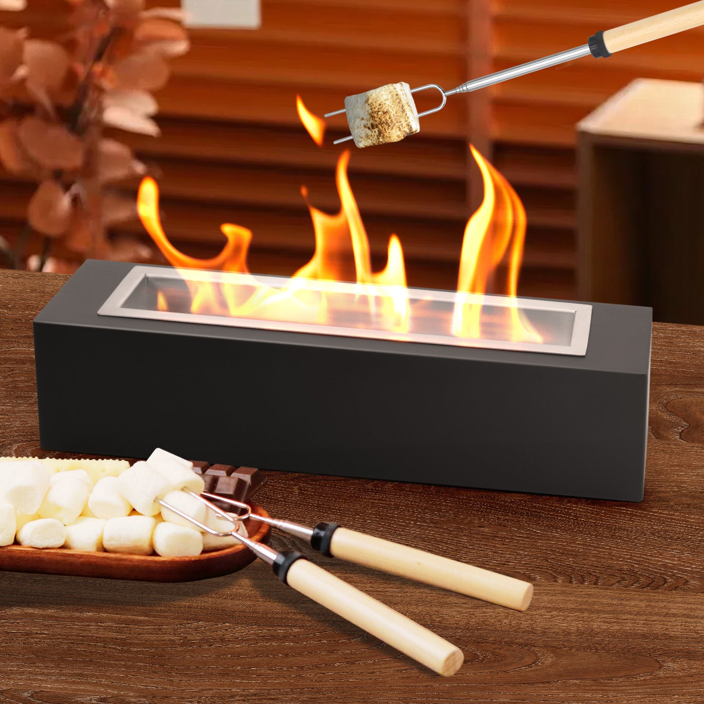 KORNIFUL Tabletop Fire Pit - S’mores Maker Kit