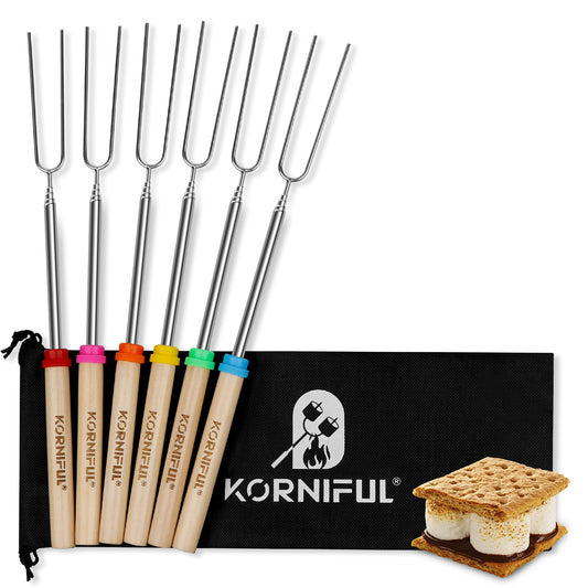 6 pack Smores Sticks for Fire Pit