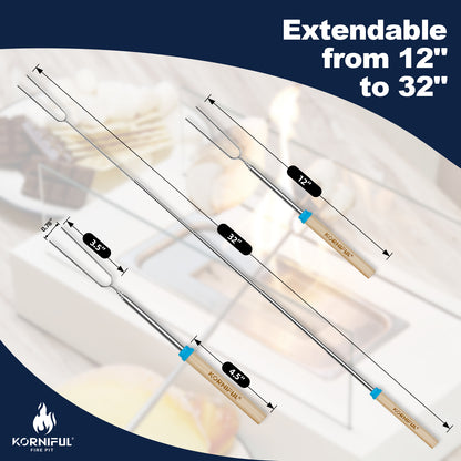 6 pack Smores Sticks for Fire Pit