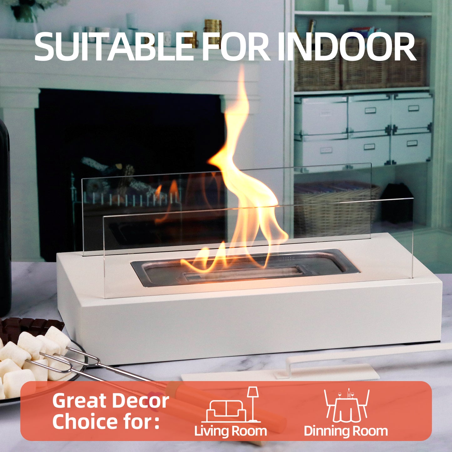 KORNIFUL Tabletop Fireplace Tabletop fire pit