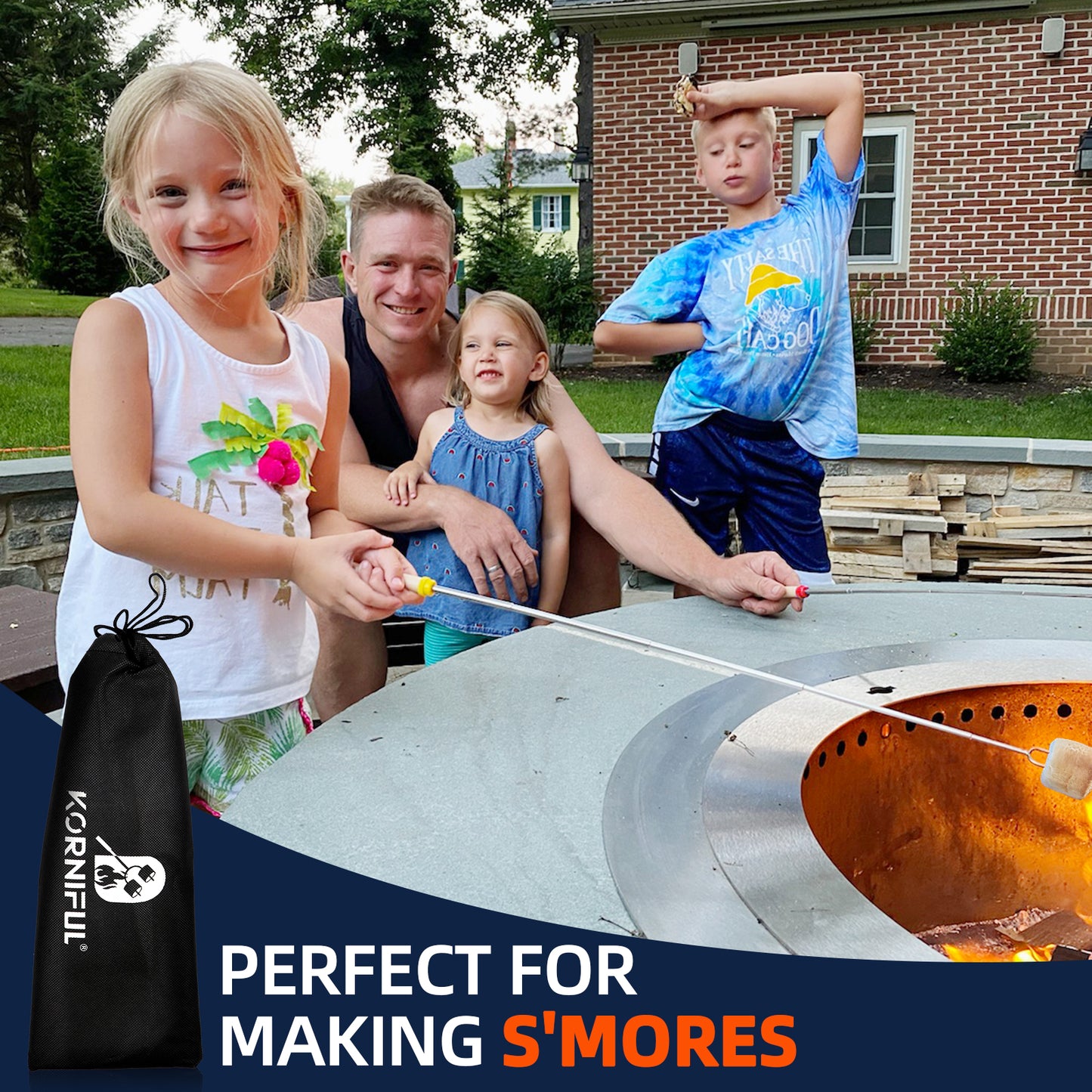 6 pack Smores Sticks for Fire Pit