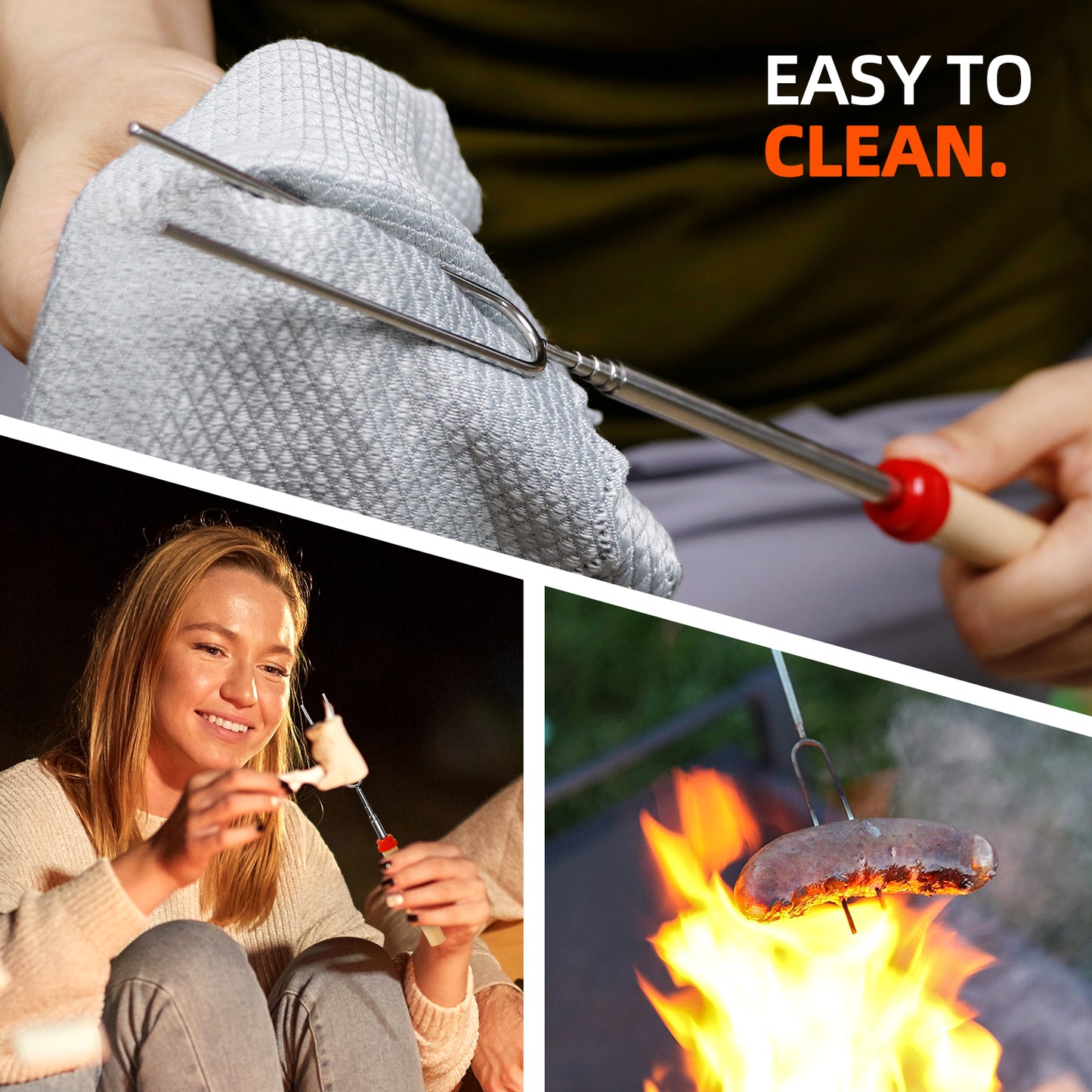 6 pack Smores Sticks for Fire Pit